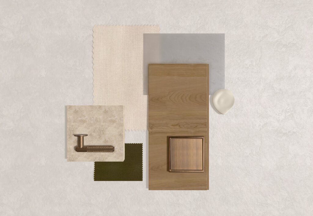 moodboard of images that inspired JVT villa project
